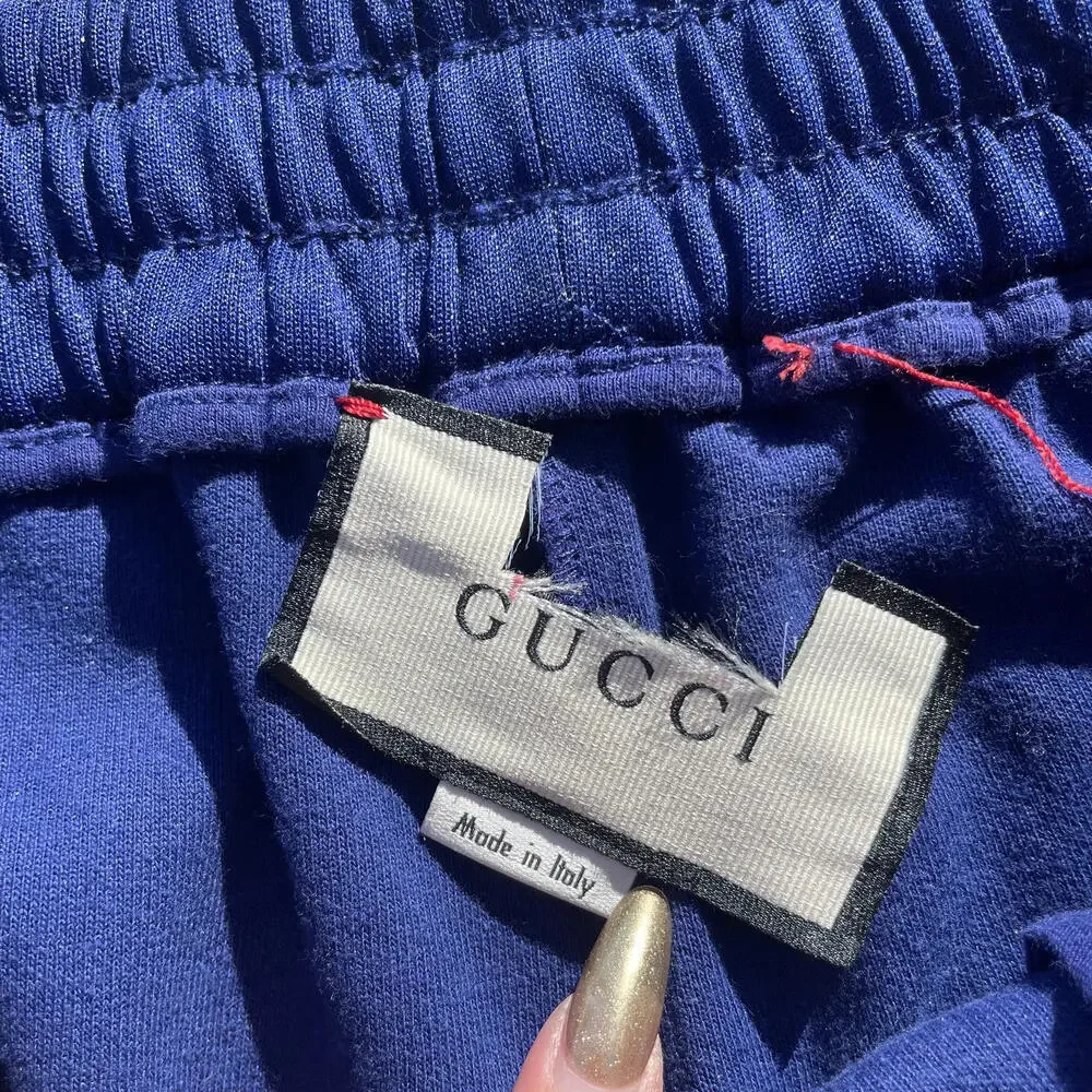 Gucci Men's Lounge Shorts - XL with Striped Design